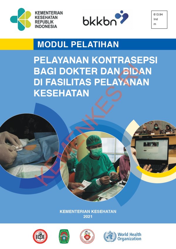 Sampul Modul Pelatihan Pelayanan Kontrasepsi Bagi Dokter Dan Bidan Di Fasilitas Pelayanan Kesehatan