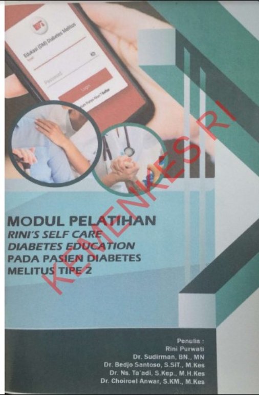 Sampul Modul Pelatihan Rini's Self Care Diabetes Education Pada Pasien Diabetes Melitus Tipe 2