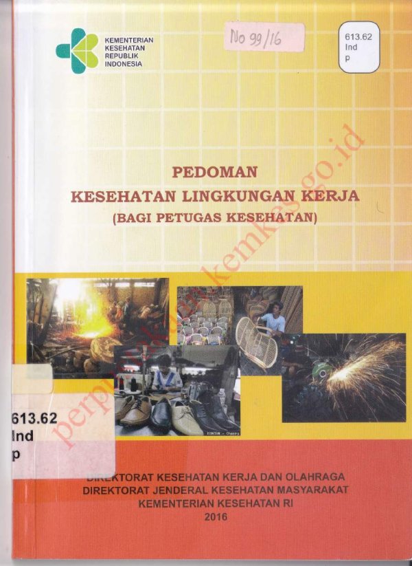 Sampul Pedoman Kesehatan Lingkungan Kerja (Bagi Petugas Kesehatan)