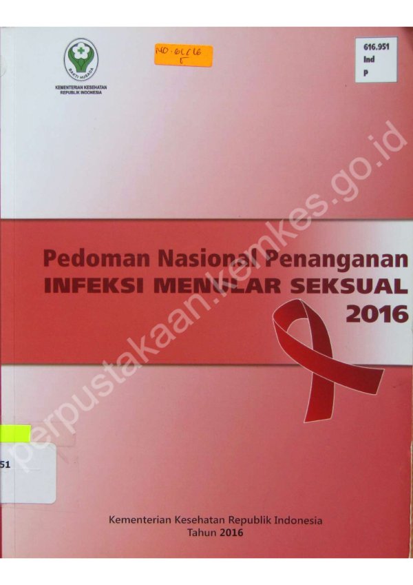 Sampul Pedoman Nasional Penanganan Infeksi Menular Seksual 2016