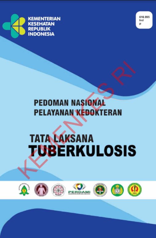 Sampul Pedoman Nasional Pelayanan Kedokteran Tata Laksana Tuberkulosis
