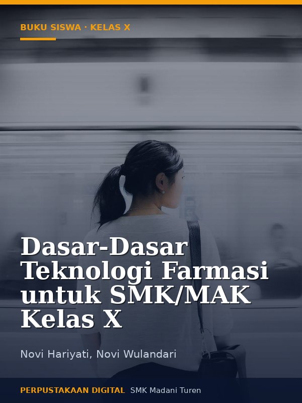 Sampul Dasar-Dasar Teknologi Farmasi untuk SMK/MAK Kelas X