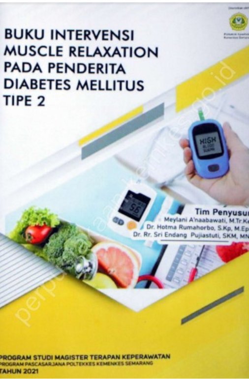 Sampul Buku Intervensi Muscle Relaxation pada Penderita Diabetes Mellitus Tipe 2