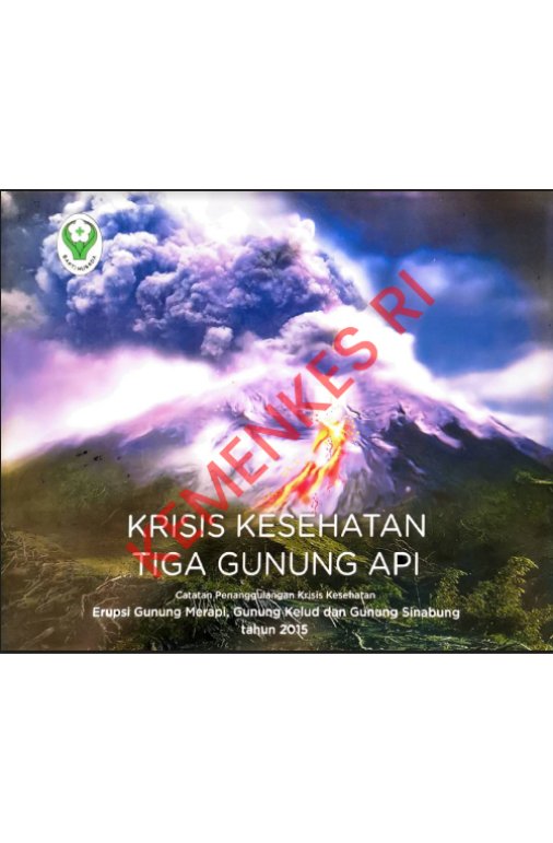 Sampul Krisis Kesehatan Tiga Gunung Api