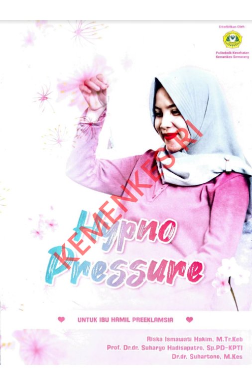 Sampul Hypno Pressure Untuk Ibu Hamil Preeklamsia