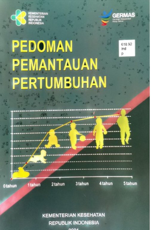 Sampul Pedoman Pemantauan Pertumbuhan
