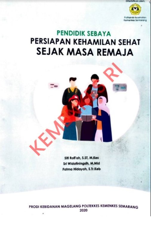 Sampul Pendidik Sebaya Persiapan Kehamilan Sehat Sejak Masa Remaja