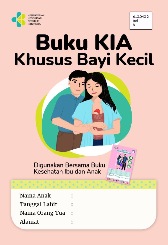Sampul Buku KIA khusus bayi kecil