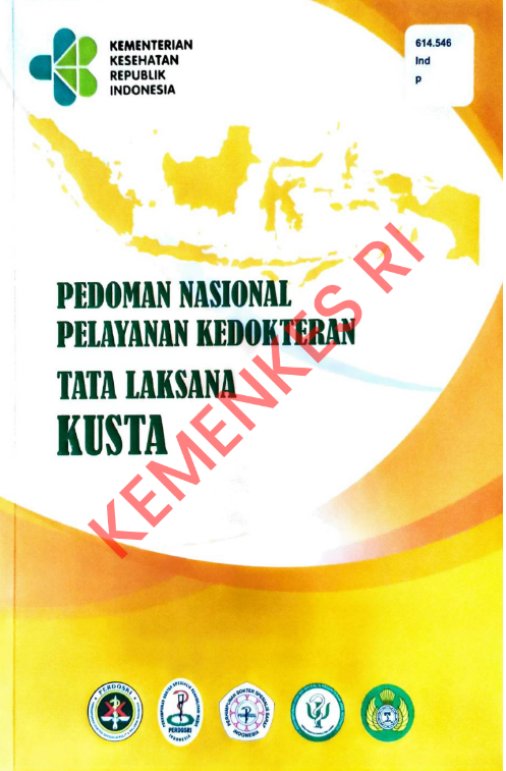Sampul Pedoman Nasional Pelayanan Kedokteran Tata Laksana Kusta