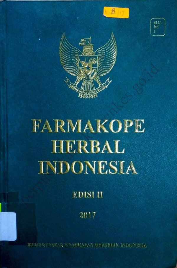 Sampul Farmakope Herbal Indonesia 2017