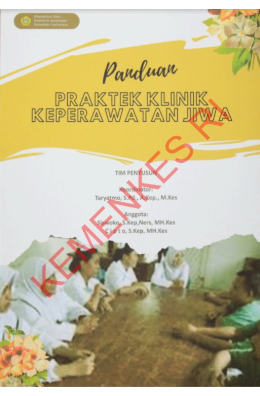 Sampul Panduan Praktek Klinik Keperawatan Jiwa