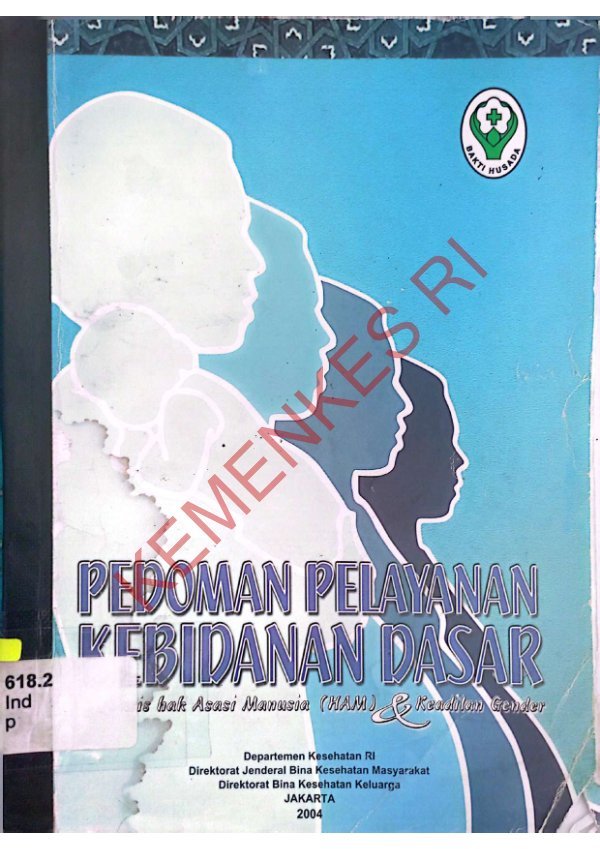Sampul Pedoman Pelayanan Kebidanan Dasar Berbasis Hak Asasi Manusia (HAM) & Keadilan Gender