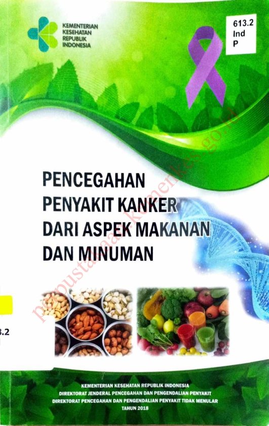 Sampul Pencegahan Penyakit Kanker dari Aspek Makanan dan Minuman
