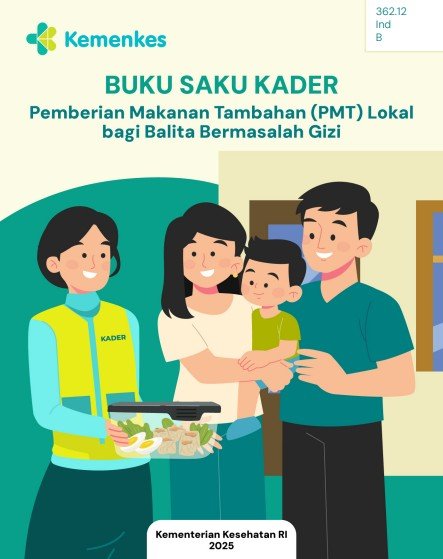 Sampul Buku Saku Kader Pemberian Makanan Tambahan (PMT) Lokal bagi Balita Bermasalah Gizi