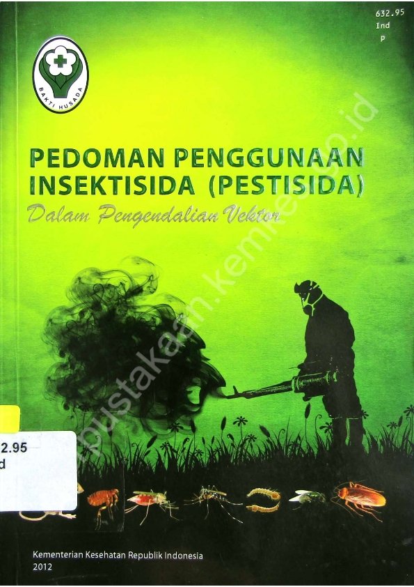Sampul Pedoman Penggunaan Insektisida (Pestisida) dalam Pengendalian Vektor