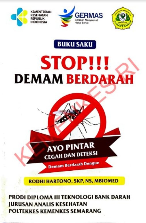 Sampul Buku saku stop demam berdarah