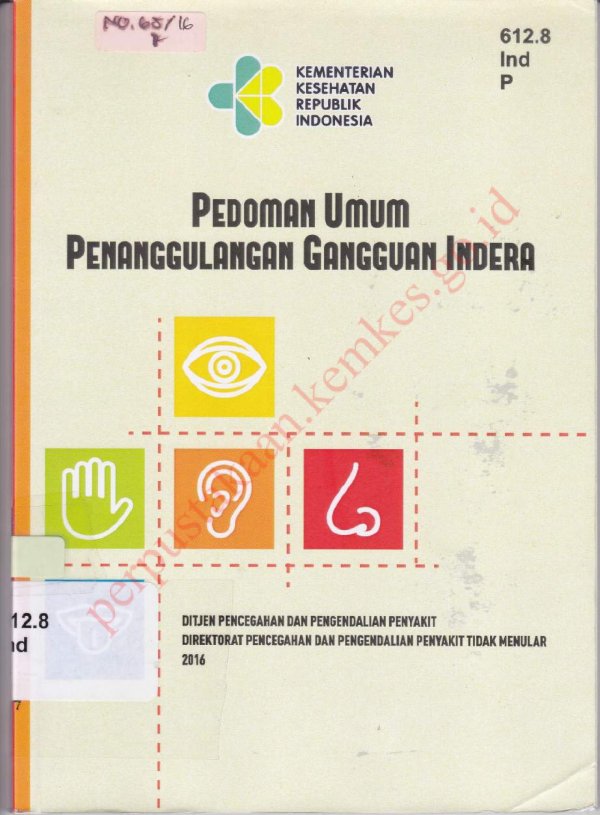 Sampul Pedoman Umum Penanggulangan Gangguan Indera
