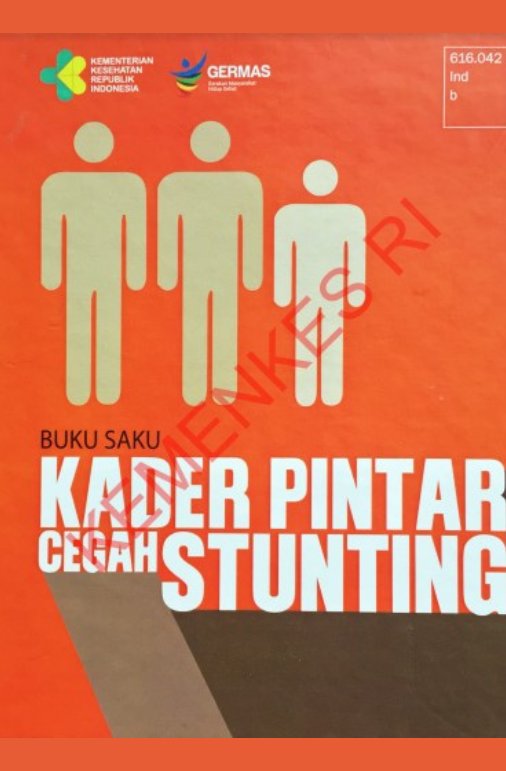 Sampul Buku Saku Kader Pintar Cegah Stunting