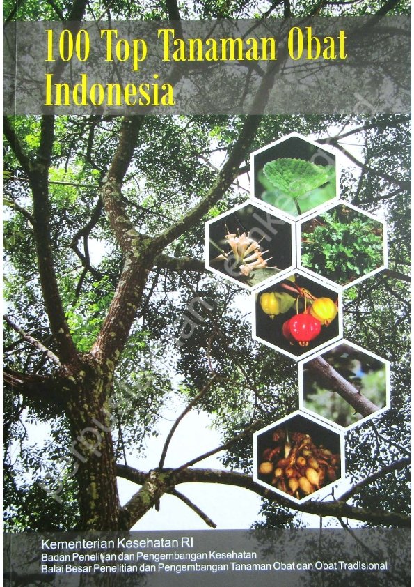 Sampul 100 Top Tanaman Obat Indonesia