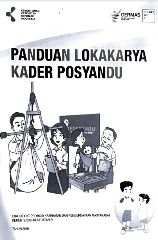 Sampul Panduan Lokakarya Kader Posyandu