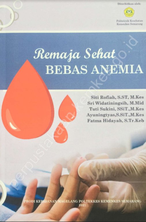 Sampul Remaja sehat bebas anemia