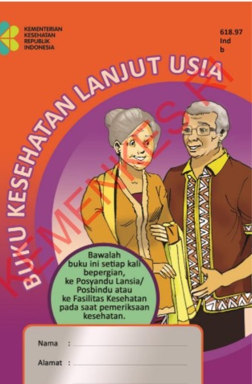Sampul Buku Kesehatan Lanjut Usia