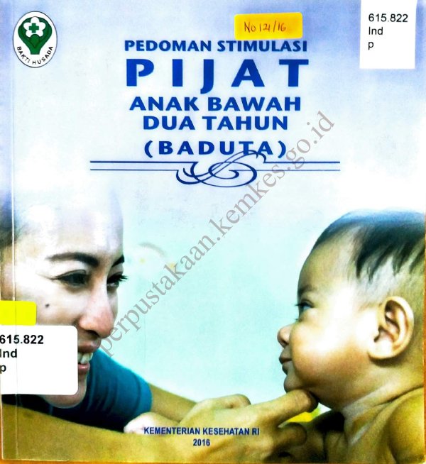 Sampul Pedoman Stimulasi Pijat Anak Bawah Dua Tahun (BADUTA)