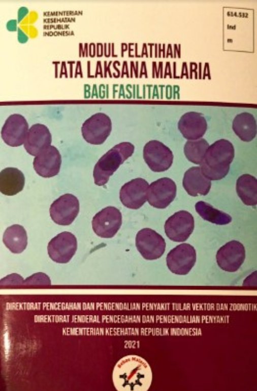 Sampul Modul Pelatihan Tata Laksana Malaria Bagi Fasilitator