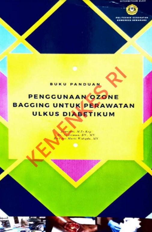 Sampul Buku Panduan Penggunaan Ozone Bagging Untuk Perawatan Ulkus Diabetikum - 2020