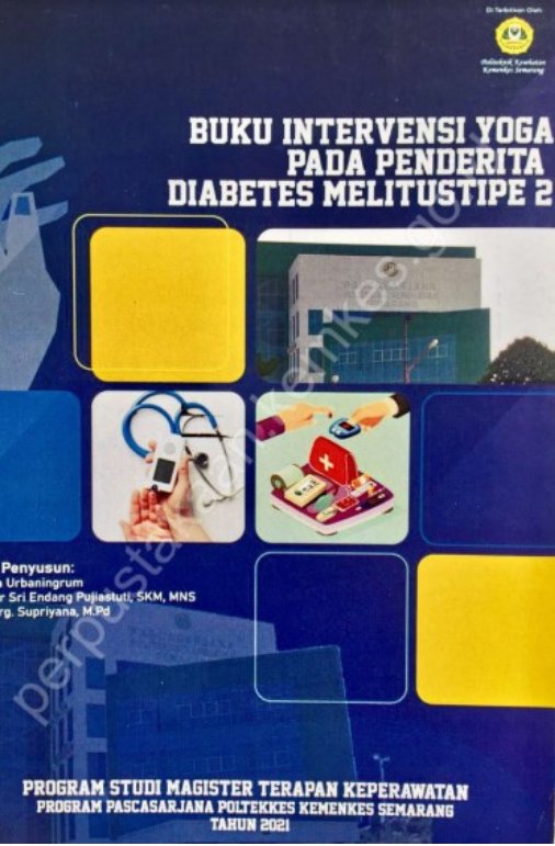 Sampul Buku Intervensi Yoga pada Penderita Diabetes Melitustipe 2