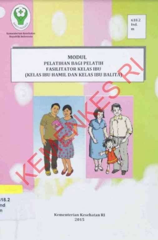 Sampul Modul Pelatihan Bagi Pelatih Fasilitator Kelas Ibu(Kelas Ibu Hamil dan Kelas Ibu Balita)