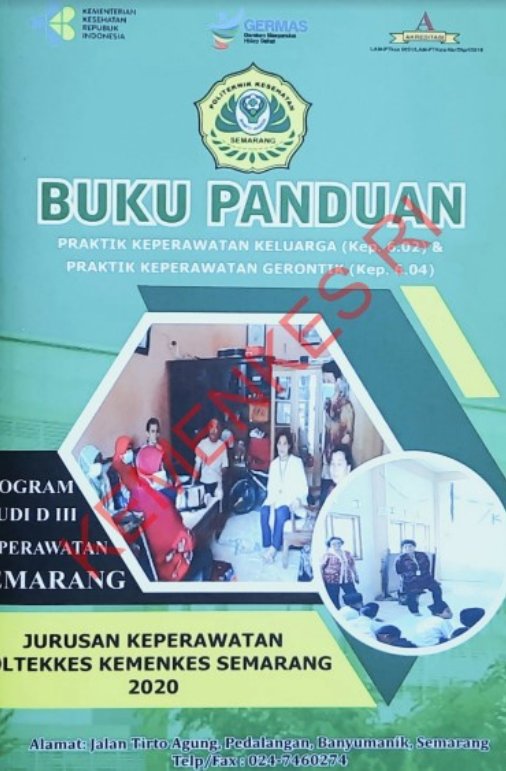 Sampul Buku Panduan Praktik Keperawatan Keluarga (Kep.6.02) _ Praktik Keperawatan Gerontik (Kep.6.04)
