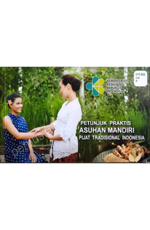Sampul Petunjuk praktis asuhan mandiri pijat tradisonal indonesia