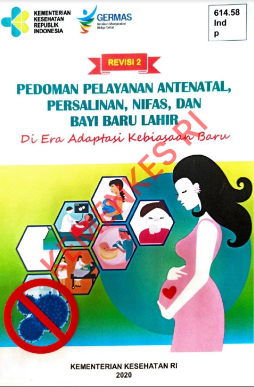 Sampul Pedoman pelayanan antenatal persalinan,nifas, dan bayi baru lahir